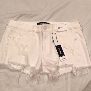 White Express Shorts